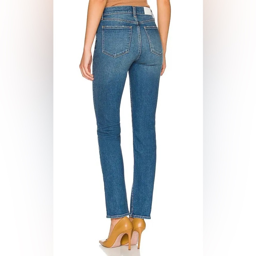 PISTOLA Monroe High Rise Cigarette Jeans in Blue - Picture 7 of 13